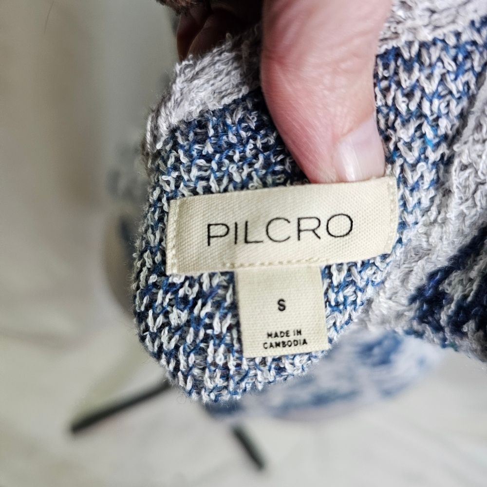 Anthropologie Pilcro Gray and Blue Knit Tank Top Size Small - Picture 8 of 11